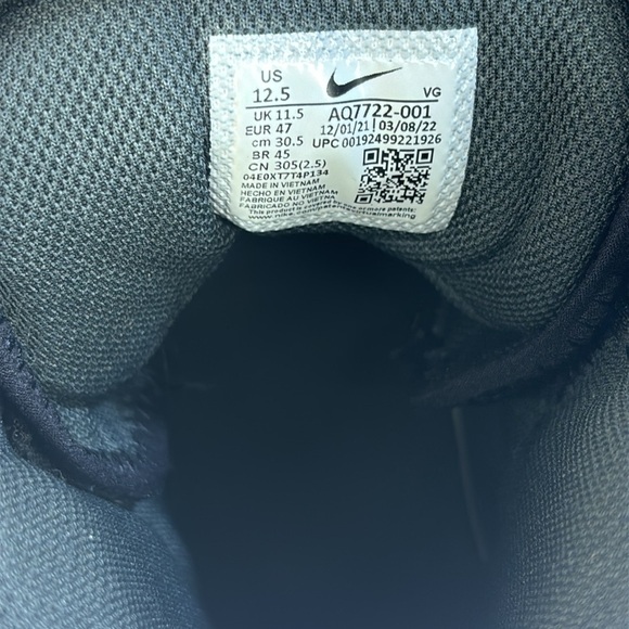 🔥🔥🔥Nike Force Savage Shark 2 Black Football Lineman Cleats Men’s Size: 12.5🔥🔥🔥 - Picture 11 of 11